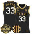 Kamie Ethridge Jersey #33 Texas Longhorns 2025 Sec Final Four Patch Black Gold