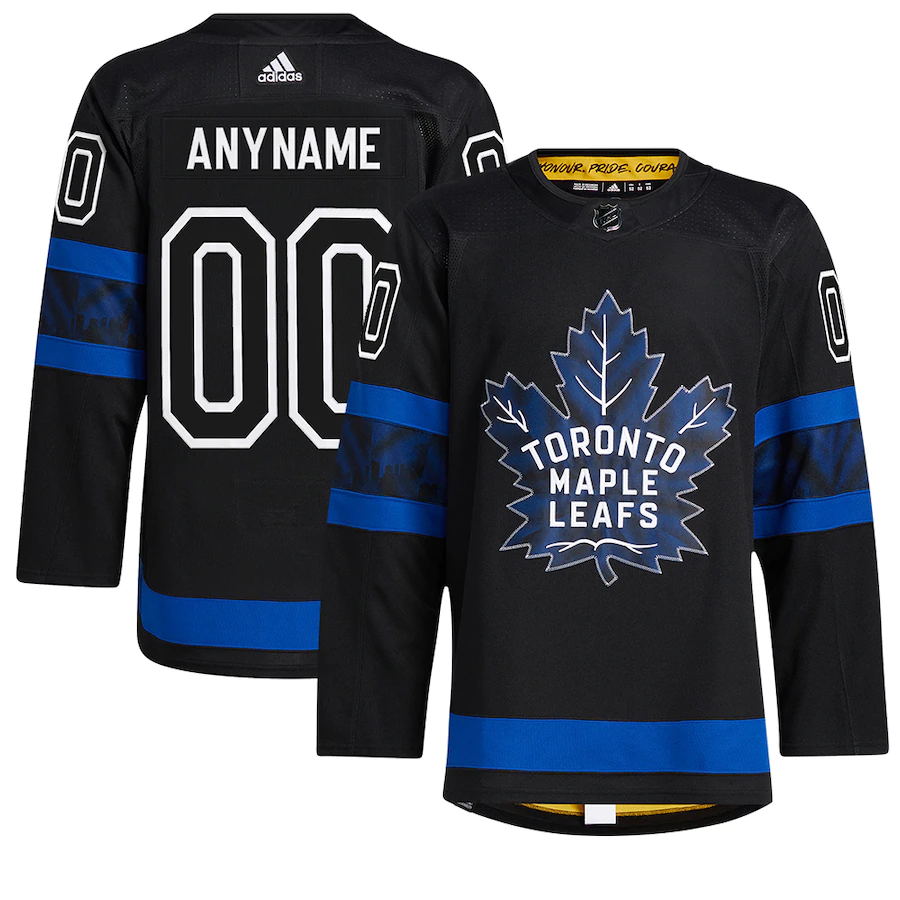 Black Toronto Maple Leafs x drew house Alternate Custom NHL Jerseys Stitched