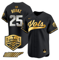 Blake Burke Jersey #25 Tennessee Vols 2024 Champions Stitched Black Gold