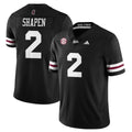 Blake Shapen Jersey #2 Mississippi State Football Darkness 2025 Stitched