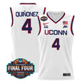 Blanca Quiñonez Jersey #4 UConn Huskies 2026 Final Four Stitched White