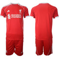 Blank Jersey Liverpool Red Home 2025 Soccer Suit