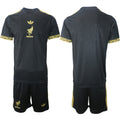 Blank Jersey Mexico Black Gold 2025 - 26 Soccer Suit