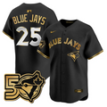 Blue Jays Jersey #25 Toronto Blue Jays 50 Seasons Patch Stitched