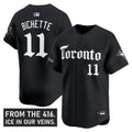 Bo Bichette Jersey #11 Toronto Blue Jays Gothic North Edition Stitched