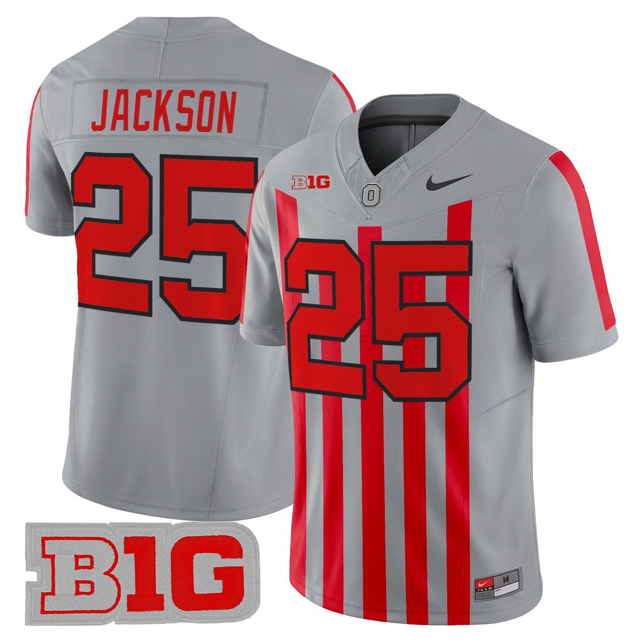 Bo Jackson Jersey #25 Ohio State Buckeyes Throwback Limited Stitched