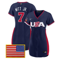Bobby Witt Jr Jersey #7 Team USA 2026 World Baseball Dress Stitched