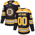 Boston Bruins ANY NAME NHL Pro Home Jersey with 2019 Stanley Cup Finals Patch Stitched