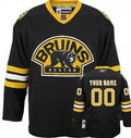 Boston Bruins Customized Black Third Jersey Stitched