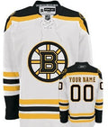 Boston Bruins Customized White Jersey Stitched
