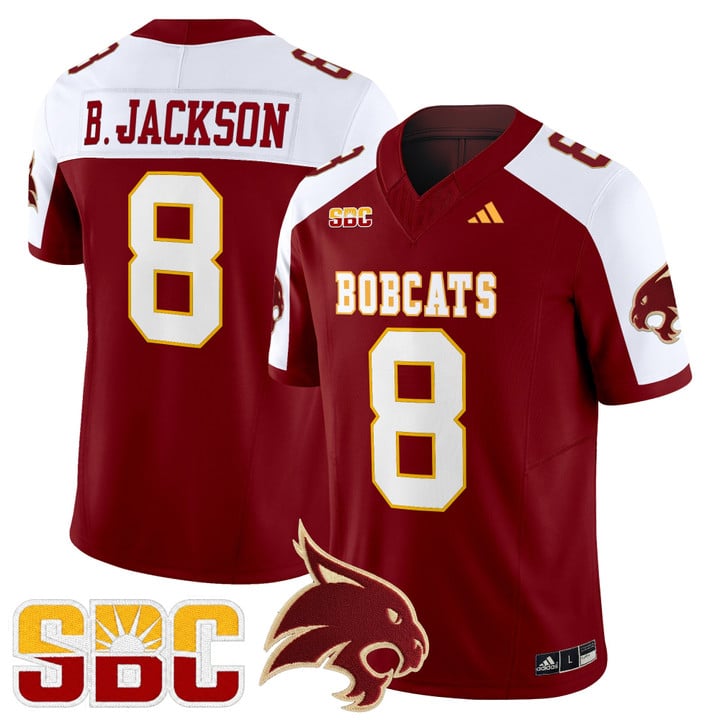 Brad Jackson Jersey #8 Texas State Bobcats 2025 Limited Stitched