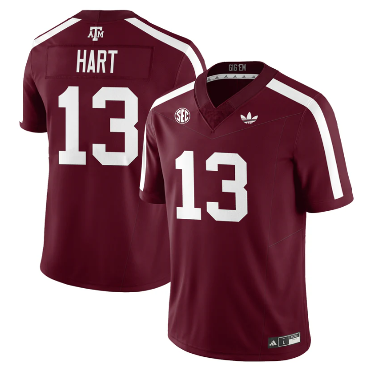 Brady Hart Jersey #13 Texas A&M Aggies 1975 Throwback Stitched