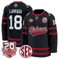 Brandon Larraga Jersey #18 Alabama Crimson 2025-26 20th Patch Stitched