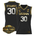 Breanna Stewart Jersey #30 UConn Huskies 2026 Final Four Stitched Black Gold