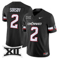 Brendan Sorsby Jersey #2 Cincinnati Bearcats 2025 Vapor Limited Stitched