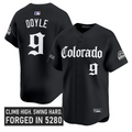 Brenton Doyle Jersey #9 Colorado Rockies Gothic Mile High Shadows Edition
