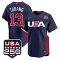 Brice Turang Jersey #13 Team USA World Baseball Classic 250 USA 2026 Stitched