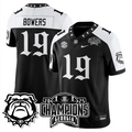 Brock Bowers Jersey #19 Georgia Bulldogs Gothic SEC Football Champions