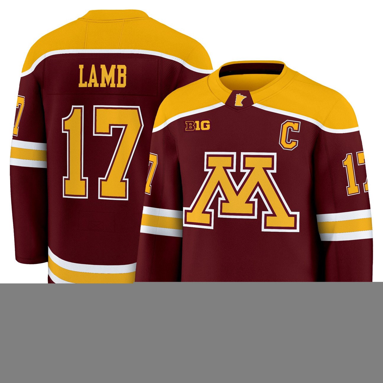 Brody Lamb Jersey #17 Minnesota Golden Gophers 2025-26 Stitched Gold