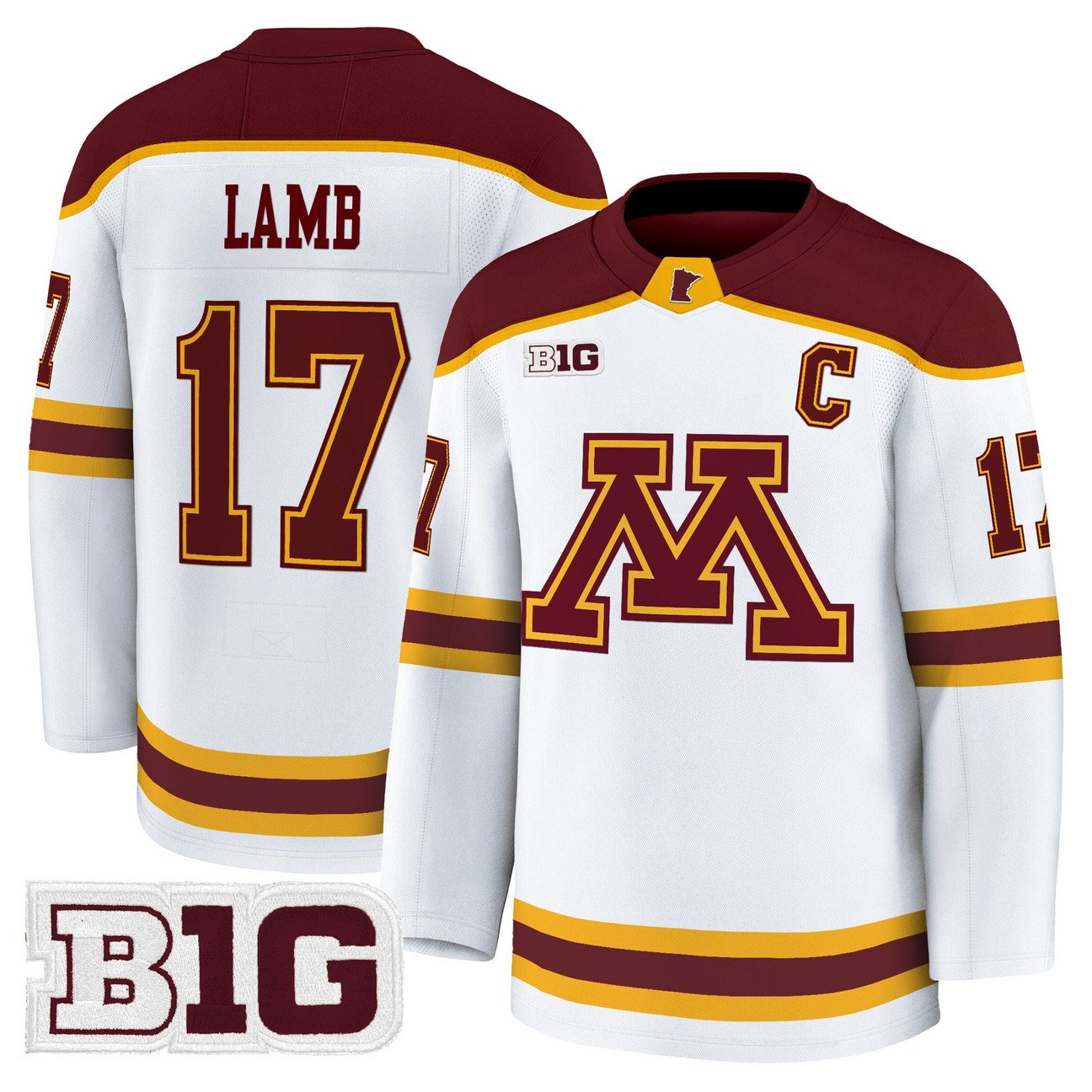 Brody Lamb Jersey #17 Minnesota Golden Gophers 2025-26 Stitched Gold