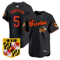 Brooks Robinson Jersey #5 Baltimore Orioles 410 & Chesapeake Crab Patch Limited Stitched
