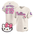 Brotherly Jersey #215 Philadelphia Phillies Hello Kitty Stitched