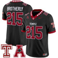 Brotherly Jersey #215 Temple Owls 2025 Vapor Limited Stitched