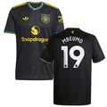 Bryan Mbeumo 19 Manchester United 2025-26 Third Match Jersey – Black