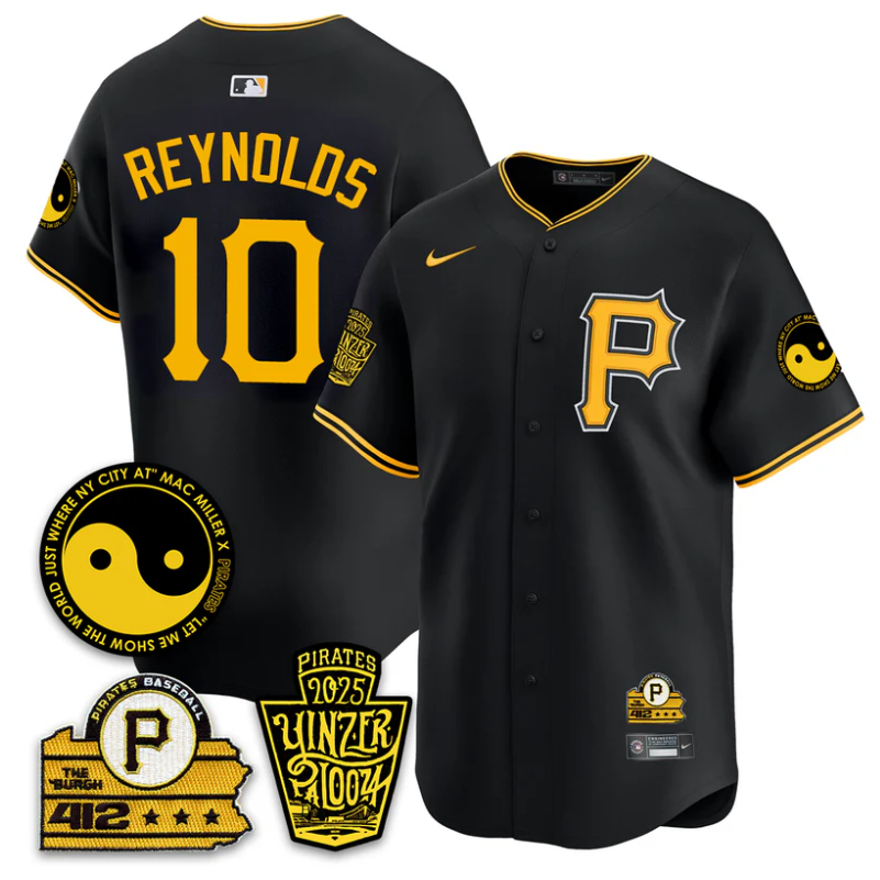 Bryan Reynolds Jersey #10 Pittsburgh Pirates Yinzerpalooza 2025