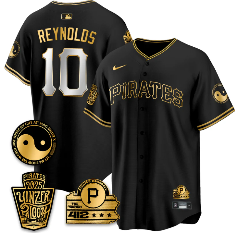 Bryan Reynolds Jersey #10 Pittsburgh Pirates Yinzerpalooza 2025