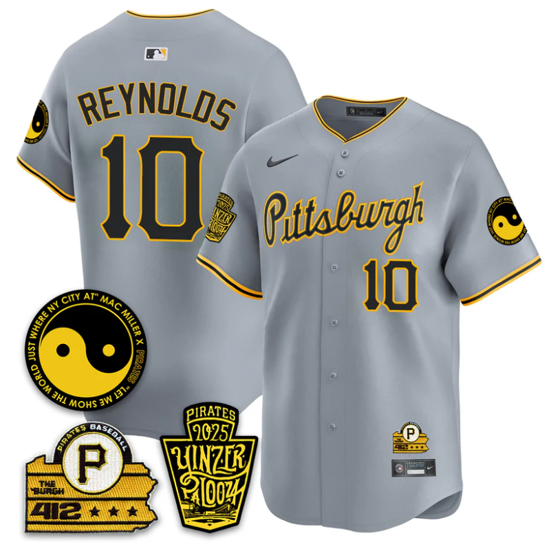 Bryan Reynolds Jersey #10 Pittsburgh Pirates Yinzerpalooza 2025