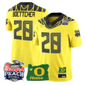 Bryce Boettcher Jersey #28 Oregon Ducks 2026 Peach Bowl Oregon State Yellow