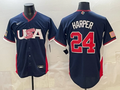 Bryce Harper Jersey #24 USA Baseball 2026 World Baseball Classic Stitched