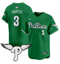 Bryce Harper Jersey #3 Philadelphia Phillies 2025 Vapor Premier Limited Stitched