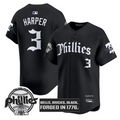 Bryce Harper Jersey #3 Philadelphia Phillies Gothic Liberty Edition