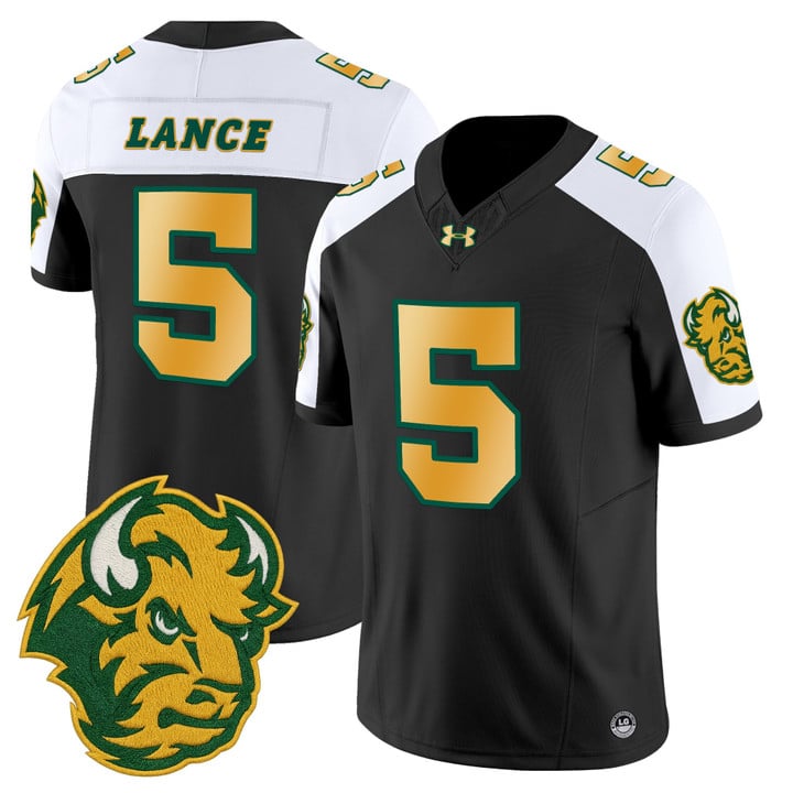 Bryce Lance Jersey #5 North Dakota State Bison Vapor Limited Stitched