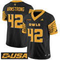 Bryson Armstrong Jersey #42 Kennesaw State Owls 2025 Vapor Stitched