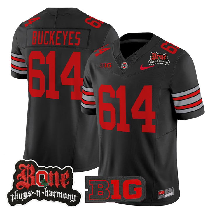 Buckeyes Jersey #614 Ohio State Buckeyes Bone Thugs-N-Harmony Stitched