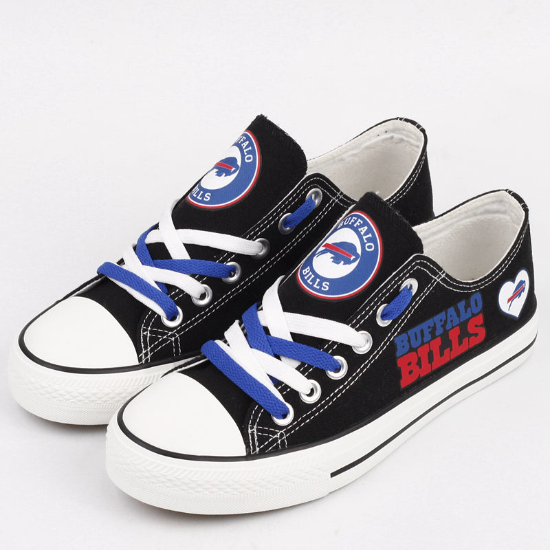 Buffalo Bills Low Top Canvas Sport Sneakers Shoes For Men Women Fans