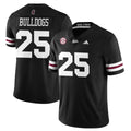 Bulldogs Jersey #25 Mississippi State Football Darkness 2025 Stitched
