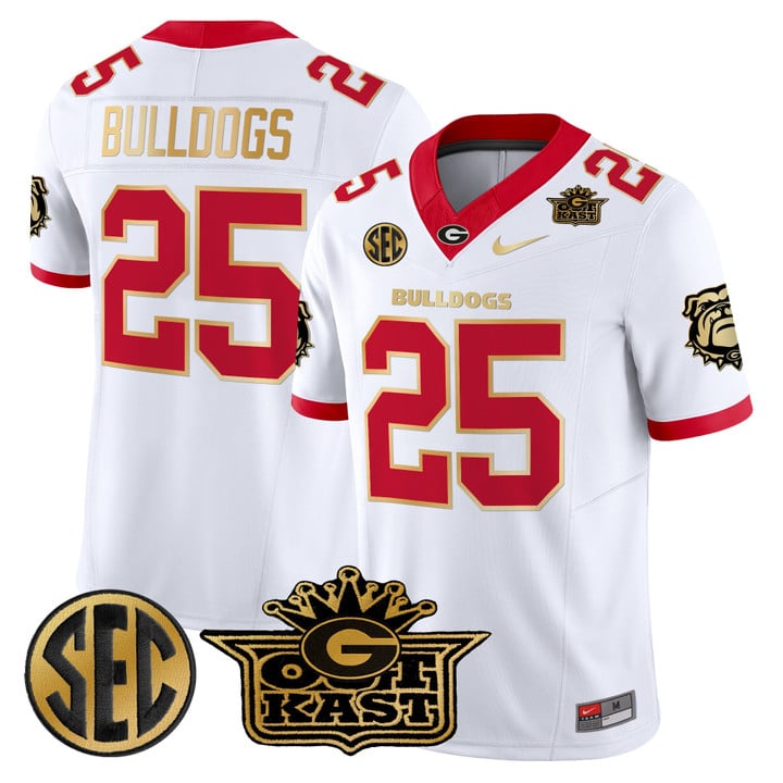 Bulldogs Jersey #25 Outkast x Georgia Bulldogs Vapor Limited Stitched