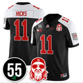 C.J. Hicks Jersey #11 Ohio State Buckeyes Nick Mangold Patch Stitched