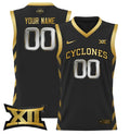 Custom Iowa State Cyclones Jersey 2024 Lightweight Basketball Stitched Black Gold