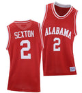 Collin Sexton Jersey Alabama Crimson Tide College Basketball Red Throwback #2