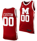 Custom Morehouse College Tigers Jersey Name and Number Replica Basketball Uniform Maroon