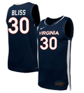 Christian Bliss Jersey #30 Virginia Cavaliers NIL Basketball Navy