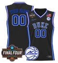 Custom Duke Blue Devils Jersey 2025 Final Four Patch Basketball Stitched Black