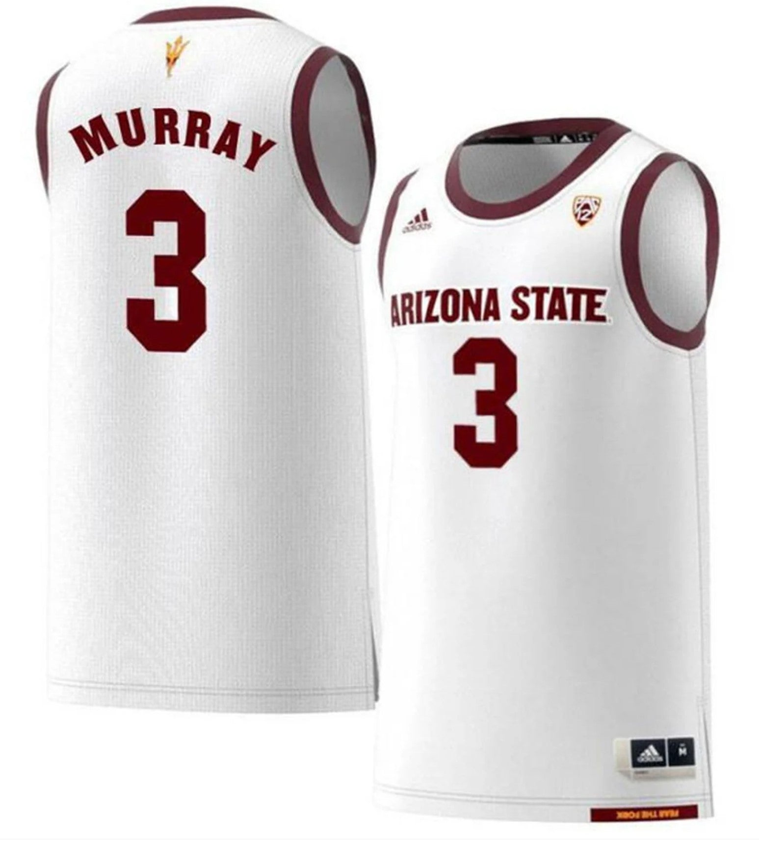 Chance Murray Jersey #3 Arizona State Sun Devils College Basketball