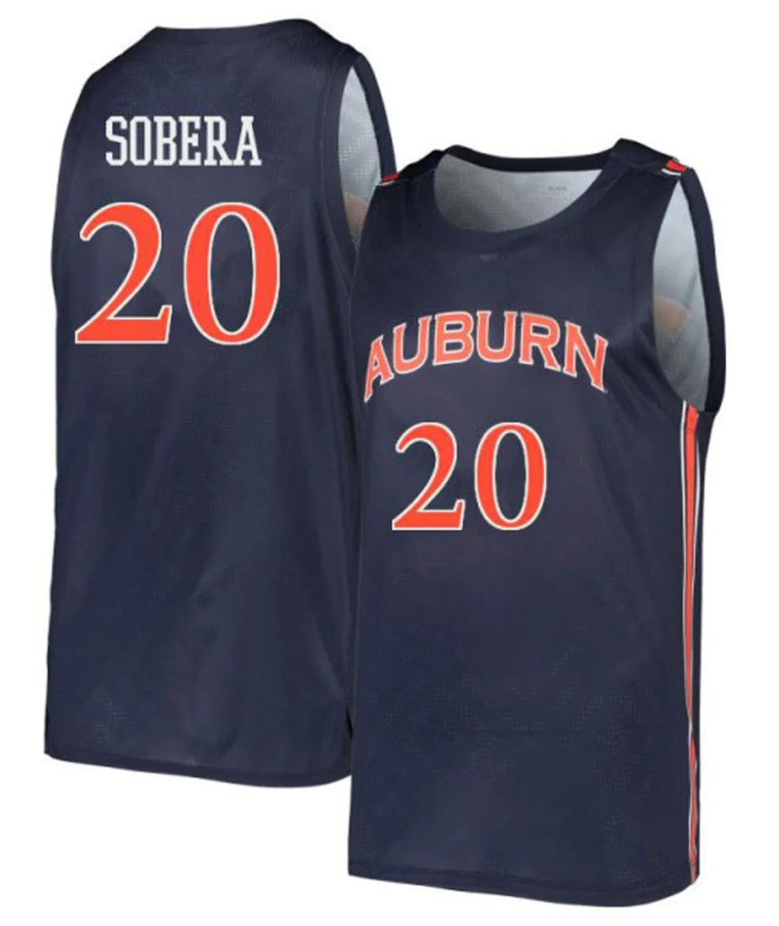 Carter Sobera Jersey Auburn Tigers College Basketball #20