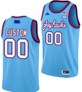 Custom Kansas Jayhawks Jersey Name and Number Basketball DRIP Alternate 2023-24 Baby Blue